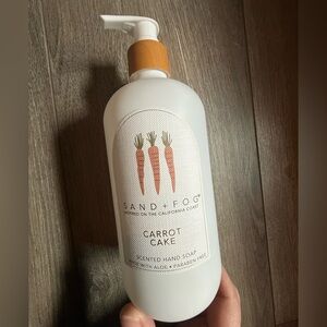 SAND + FOG Carrot Cake Scented Hand Soap